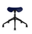 Humanscale Freedom Active Pony Stool, Deep Violet Corde4 Seat, Front View