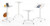 Mixers Collection Sit to Stand Mobile Desk with 30 Degree Tilt Mixers Collection Sit to Stand Mobile Desk with 30 Degree Tilt