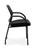 Hon Lota Mesh Back Multi-Purpose Stacking Chair with Black Fabric Side View Hon Lota Mesh Back Multi-Purpose Stacking Chair with Black Fabric Side View