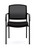 Hon Lota Mesh Back Multi-Purpose Stacking Chair with Black Fabric Front View Hon Lota Mesh Back Multi-Purpose Stacking Chair with Black Fabric Front View