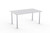 Special-T Ella Training Table, Metallic Silver Legs with T-Gray Laminate, 30" x 60" Special-T Ella Training Table, Metallic Silver Legs with T-Gray Laminate, 30" x 60"