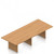 OTG Rectangular Laminate 10' Conference Table in Autumn Walnut OTG Rectangular Laminate 10' Conference Table in Autumn Walnut