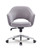 Melanie Swivel Arm Chair in Gray fabric Melanie Swivel Arm Chair in Gray fabric