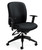 Global Truform Upholstered Medium Back Multi Tilter, 3/4 Front View