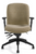 Global Truform Upholstered Medium Back Multi Tilter, Front View