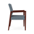 Lesro Brooklyn Guest Chair, Reframe Serene Upholstery, Mahogany Wood Frame, Side View Lesro Brooklyn Guest Chair, Reframe Serene Upholstery, Mahogany Wood Frame, Side View