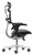 Ergohuman High Back with Leather Seat & Mesh Back, Side View Ergohuman High Back with Leather Seat & Mesh Back, Side View