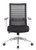 Horizontal Mesh Back with Aluminum Arms & Base, front view Horizontal Mesh Back with Aluminum Arms & Base, front view
