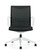 Global Solar Medium Back Auto Adjust Quick Ship, Alabaster Frame and Base, Midnight Mesh, Front View