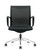 Global Solar Medium Back Auto Adjust Quick Ship, Asphalt Frame and Polished  Base, Midnight Mesh, Front View