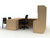 AIS Calibrate U-Desk with Optional Hutch with Tackboard, Landmark Laminate, Right Handed Orientation AIS Calibrate U-Desk with Optional Hutch with Tackboard, Landmark Laminate, Right Handed Orientation