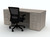 AIS Calibrate Double Pedestal Desk in Looks Likatre Laminate AIS Calibrate Double Pedestal Desk in Looks Likatre Laminate