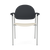 Chat Healthcare Guest Chair with Onyx Poly Back, Sand Poly Seat, Silver Frame and Black Armcaps Chat Healthcare Guest Chair with Onyx Poly Back, Sand Poly Seat, Silver Frame and Black Armcaps