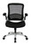 Mesh Back Task with Faux Leather Seat, front Mesh Back Task with Faux Leather Seat, front