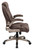 Faux Leather Manager Chair with Flip Up Arms and Coated Base, side Faux Leather Manager Chair with Flip Up Arms and Coated Base, side