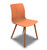 Cempa 4-Post Alfresco Chair with Terra Cotta Shell and Legs Cempa 4-Post Alfresco Chair with Terra Cotta Shell and Legs