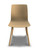 Cempa Wood Shell Guest with 4-Post Legs, Oak, Front View Cempa Wood Shell Guest with 4-Post Legs, Oak, Front View
