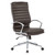 Office Chairs USA High Back Manager Chair with Chrome Finish, Espresso, 3/4 Front View Office Chairs USA High Back Manager Chair with Chrome Finish, Espresso, 3/4 Front View