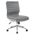 Office Chairs USA Mid Back Armless Manager Chair with Chrome Finish, Charcoal, 3/4 Front View Office Chairs USA Mid Back Armless Manager Chair with Chrome Finish, Charcoal, 3/4 Front View