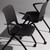 SitOnIt Flyte Stacking Nester, Black Shell, Black Frame and Casters, Optional Arms, 3/4 Front View SitOnIt Flyte Stacking Nester, Black Shell, Black Frame and Casters, Optional Arms, 3/4 Front View