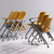 SitOnIt Upholstered Flyte Stacking Nester is mobile and stores easily. SitOnIt Upholstered Flyte Stacking Nester is mobile and stores easily.