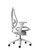 tCentric Hybrid Mesh Task Chair with Grey Frame, Side View tCentric Hybrid Mesh Task Chair with Grey Frame, Side View