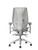 tCentric Hybrid Mesh Task Chair with Grey Frame, Rear View tCentric Hybrid Mesh Task Chair with Grey Frame, Rear View