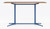 KFI Studios Vaux 72" Conference Table with Bar Height Base, Cherry Laminate Top and Sapphire Base KFI Studios Vaux 72" Conference Table with Bar Height Base, Cherry Laminate Top and Sapphire Base