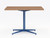 KFI Studios 42"W Vaux Square Cafe Table, Cherry Laminate Top and Sapphire Base KFI Studios 42"W Vaux Square Cafe Table, Cherry Laminate Top and Sapphire Base