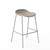 KFI Studios Vale Low Back Barstool with Stone PET Shell and Silver Frame KFI Studios Vale Low Back Barstool with Stone PET Shell and Silver Frame