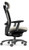 Nightingale CXO Executive Chair, Madras Leather Aspen Seat and Headrest Upholstery, Graphite Frame, Optional Matching Headrest, 4D Adjustable Arms, Side View