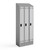 Safco 3 Column Single Tier Steel Lockers, Grey with Optional Hood and Base Additions, 3/4 Front View Safco 3 Column Single Tier Steel Lockers, Grey with Optional Hood and Base Additions, 3/4 Front View