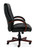 Offices to Go Luxhide Wood Trim Executive Chair side view Offices to Go Luxhide Wood Trim Executive Chair side view