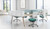 Kimball Joya High Performance Task Chair, White Frame and Mesh with Polished Base Kimball Joya High Performance Task Chair, White Frame and Mesh with Polished Base