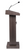 National Public Seating Orator Lectern by Oklahoma Sound, Ribbonwood Finish, Side View National Public Seating Orator Lectern by Oklahoma Sound, Ribbonwood Finish, Side View