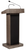 National Public Seating Orator Lectern by Oklahoma Sound, Ribbonwood Finish, 3/4 Front View National Public Seating Orator Lectern by Oklahoma Sound, Ribbonwood Finish, 3/4 Front View