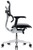 Ergohuman All Mesh Medium Back Generation 2 with Tempur-Pedic Seat, Grey, Side View Ergohuman All Mesh Medium Back Generation 2 with Tempur-Pedic Seat, Grey, Side View