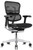 Ergohuman All Mesh Medium Back Generation 2 with Tempur-Pedic Seat, Black, 3/4 Front View Ergohuman All Mesh Medium Back Generation 2 with Tempur-Pedic Seat, Black, 3/4 Front View