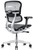 Ergohuman All Mesh Medium Back Generation 2 with Tempur-Pedic Seat, Grey, 3/4 Rear View Ergohuman All Mesh Medium Back Generation 2 with Tempur-Pedic Seat, Grey, 3/4 Rear View