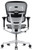 Ergohuman All Mesh Medium Back Generation 2 with Tempur-Pedic Seat, Grey, Rear View Ergohuman All Mesh Medium Back Generation 2 with Tempur-Pedic Seat, Grey, Rear View