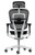 Ergohuman High Back All Mesh Executive Generation 2 with Tempur-Pedic Seat, Black, Rear View Ergohuman High Back All Mesh Executive Generation 2 with Tempur-Pedic Seat, Black, Rear View
