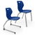 KI Intellect Wave® Classroom 4 Legged Chair Quickship also available in cantilever base