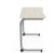 KI Intellect Wave® Cantilever Student Desk QS, Italian Silver Ash Laminate and Edge, Starlight Silver Metallic Base, Side View KI Intellect Wave® Cantilever Student Desk QS, Italian Silver Ash Laminate and Edge, Starlight Silver Metallic Base, Side View