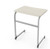 KI Intellect Wave® Cantilever Student Desk QS, Italian Silver Ash Laminate and Edge, Starlight Silver Metallic Base, 3/4 Rear View KI Intellect Wave® Cantilever Student Desk QS, Italian Silver Ash Laminate and Edge, Starlight Silver Metallic Base, 3/4 Rear View