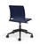 KI Strive Student Task Chair Quickship, Nordic Shell, Black Base, 3/4 Rear View KI Strive Student Task Chair Quickship, Nordic Shell, Black Base, 3/4 Rear View