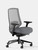 Branch Furniture Ergonomic Chair Pro, Boulder Mesh with Black Frame, 3/4 Front View
