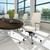 Global Accord High Back Leather Tilter is an elegant conference room chair