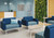 Lesro Darsey Reception Series adds comfort and style to any waiting room, lounge, office or educational space