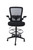 Office Chairs USA Mesh Task Stool with Flip Arm, Black Frame, Front View Office Chairs USA Mesh Task Stool with Flip Arm, Black Frame, Front View
