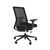 @NCE Seating Black Mesh Tasker with Adjustable Lumbar, 3/4 Rear View @NCE Seating Black Mesh Tasker with Adjustable Lumbar, 3/4 Rear View